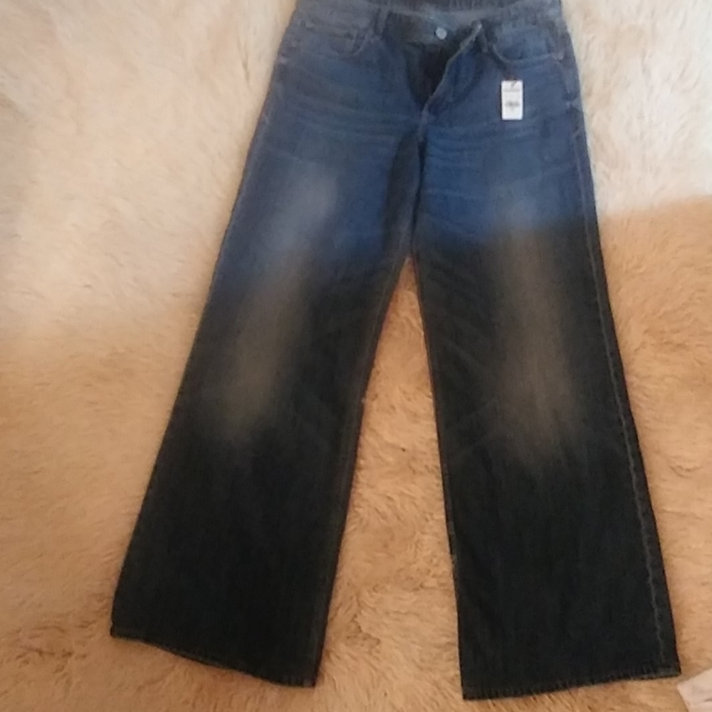 Express high waisted wide leg jeans